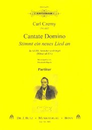 Cantate Domino - Stimmt ein neues Lied an - Czerny, Carl