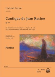 Cantique de Jean Racine - Fauré, Gabriel