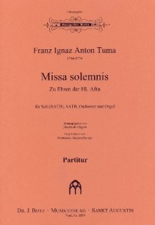 Missa solemnis zu Ehren der Hl. Afra - Tuma, Franz Ignaz Anton