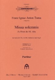 Missa solemnis zu Ehren der Hl. Afra - Tuma, Franz Ignaz...