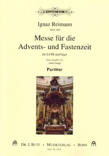 Messe für die heilige Advents- und Fastenzeit  - Reimann, Ignaz