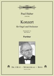 Konzert für Orgel und Orchester - Huber, Paul