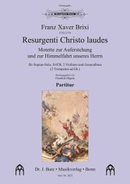 Resurgenti Christo laudes (Erstdruck!) - Brixi, Franz Xaver