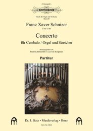 Concerto (Erstdruck!) (Man.) für Cembalo / Orgel und...