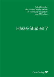 Hasse-Studien 7 - Wiesend, Reinhard; Hochstein, Wolfgang