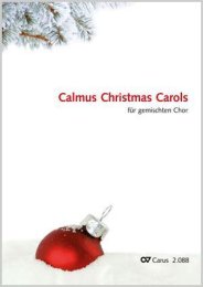 Calmus Christmas Carols (Chorbuch) - Calmus Ensemble Leipzig
