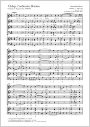 Alleluja. Confitemini Domino - Haydn, Michael - Horn, Paul