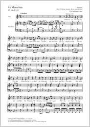 An Menschen - Mozart, Wolfgang Amadeus
