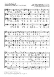 Auf, schicke dich - Bach, Carl Philipp Emanuel - Bach, Johann Christoph Friedrich