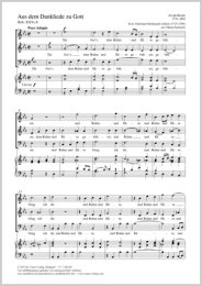 Aus dem Dankliede zu Gott - Haydn, Joseph