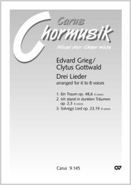 Gottwald/Grieg: Drei Lieder - Gottwald, Clytus; Edvard Grieg
