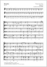 Hosanna - Mozart, Wolfgang Amadeus - Horn, Paul