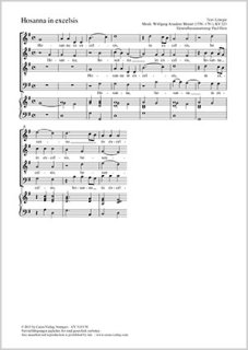 Hosanna in Excelsis - Mozart, Wolfgang Amadeus; Horn, Paul