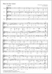 Mass for four voices - Byrd, William