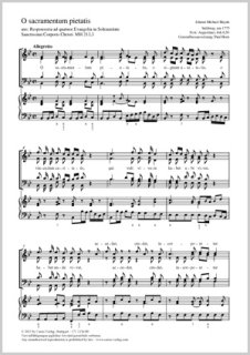 O sacramentum pietatis - Haydn, Michael - Horn, Paul
