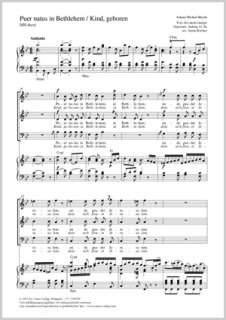 Puer natus in Bethlehem (Kind, geboren zu Bethlehem) - Haydn, Michael