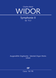 Symphonie No. II pour Orgue - Widor, Charles-Marie -...