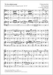Te Jesu deprecamur - Mozart, Wolfgang Amadeus - Horn, Paul
