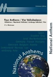 Four Anthems/Vier Volksliederen - Molenaar, Pieter Jan