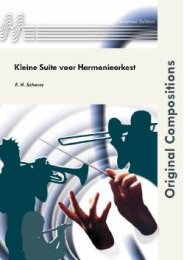 Kleine Suite für Harmoniemusik - Schorer, Frederik H.