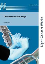 Three Russian Folksongs - Larionow, Iwan Petrowitsch;...