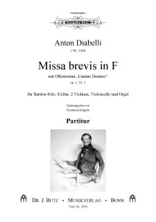 Missa brevis in F op. 1, Nr. 1 - Diabelli, Anton - Hägele, Friedrich
