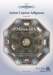 Missa in C - Adlgasser, Anton Cajetan