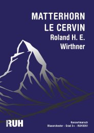 Matterhorn - Le Cervin - Roland H.E. Wirthner