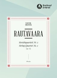Streichquartett Nr. 2 (op. 12) - Rautavaara, Einojuhani
