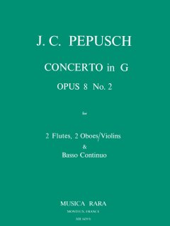 Concerti op. 8 - Pepusch, Johann Christoph - Block, Robert P. / Lasocki, Da