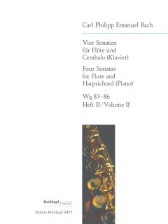 4 Sonaten - Bach, Carl Philipp Emanuel - Braun, G./Petrenz, S.