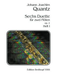 6 Duette op. 2 - Quantz, Johann Joachim - Braun, Gerhard