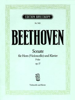 Sonate F-dur op. 17 - Ludwig van Beethoven - Damm, P/Webersinke, A. Dillner, Clemens