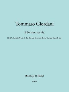 6 Sonaten op. 4a - Giordani, Tommaso - Lutz, Martin