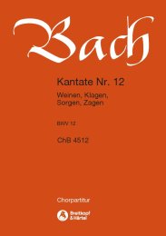 Kantate BWV 12 Weinen, Klagen, Sorgen, Zagen - Bach,...