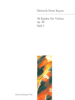 36 Etüden op. 20 - Kayser, Heinrich Ernst - Gärtner, Hermann