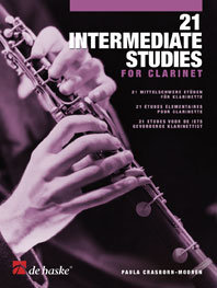 21 Intermediate Studies for Clarinet - Crasborn-Mooren, Paula