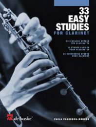 33 Easy Studies for Clarinet - Crasborn-Mooren, Paula