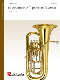 14 Intermediate Euphonium Quartets - Proust, Pascal