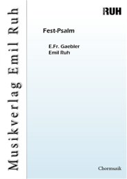 Fest-Psalm - E.Fr. Gaebler - Emil Ruh