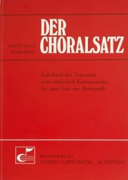 Der Choralsatz - Doppelbauer, Josef Friedrich