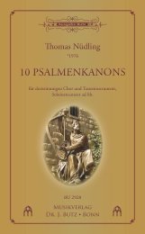 10 Psalmenkanons - Nüdling, Thomas