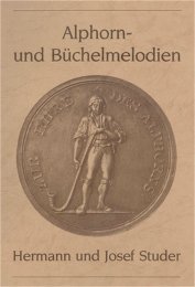Alphorn und Büchelmelodien- Herman und Josef Studer