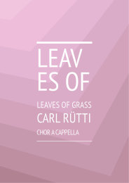 Leaves of Grass - Carl Rütti