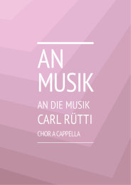 An die Musik - Carl Rütti