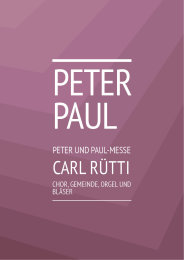 Peter und Paul Messe - Carl Rütti