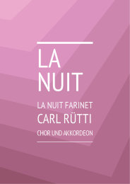 La Nuit Farinet - Carl Rütti