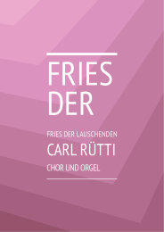 Fries der Lauschenden - Carl Rütti