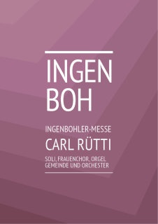 Ingenbohler-Messe - Carl Rütti