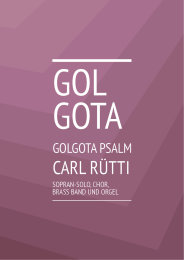 Golgota Psalm - Carl Rütti